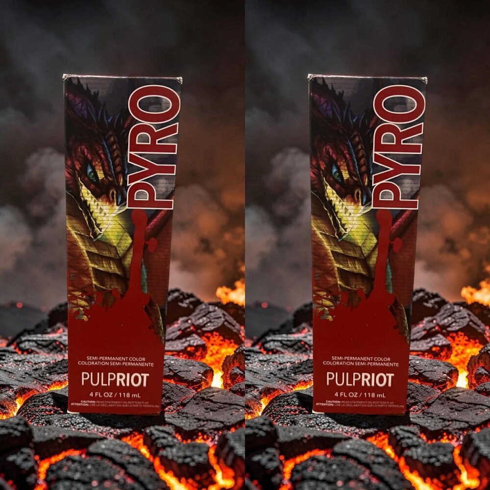 Pulp Riot Semi-Permanent Haircolor 4 oz Pyro _ 2 units